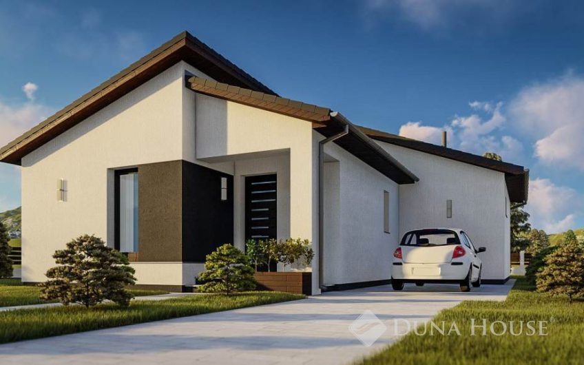 új építésű ház kívülről Kecskemét, Kadafalván